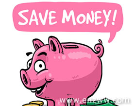 存钱 Save money